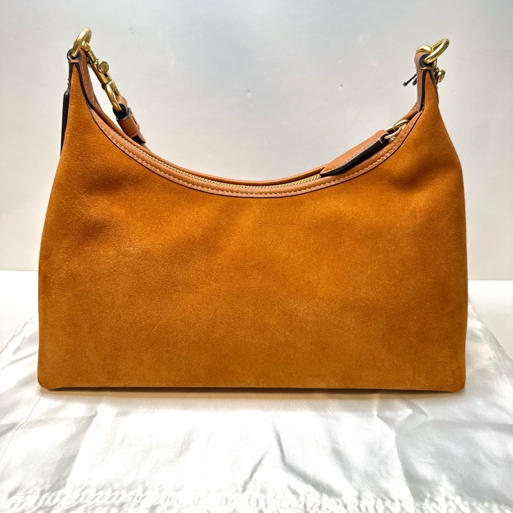 ✅Sold✅ Coach Juliet Hobo Bag – Burnished Amber Suede – Like New - Picture 4 of 17